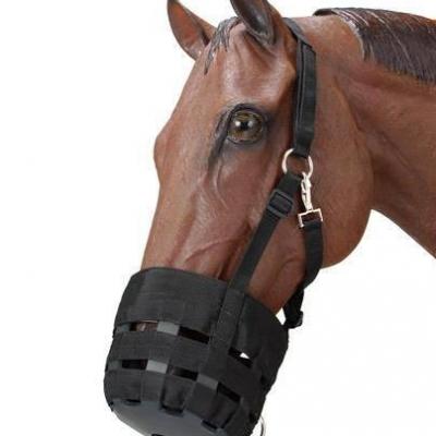 Licol Panier anti fourbure Noir Taille Cheval