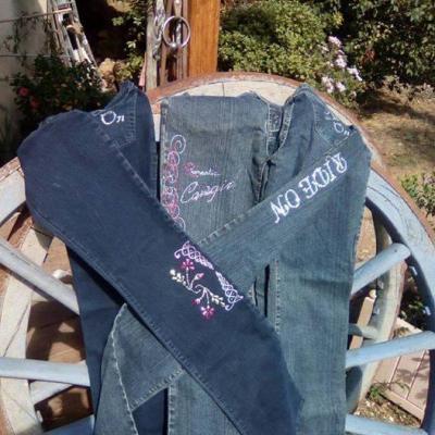 Jeans Ride On Cowgirl