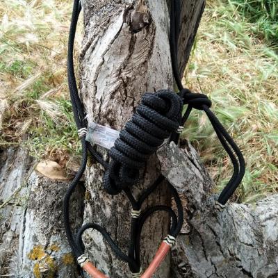 Licol corde nylon + longe