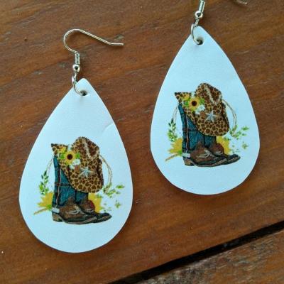 Boucles d'oreilles Bottes et Chapeaux