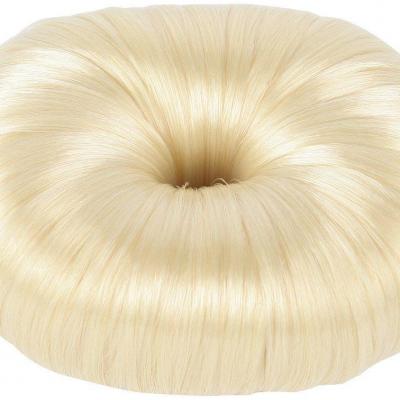 Chignon blond ( Hair donut )