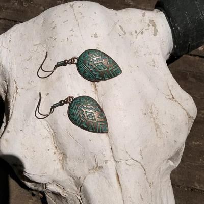 Boucles d'oreilles aztec